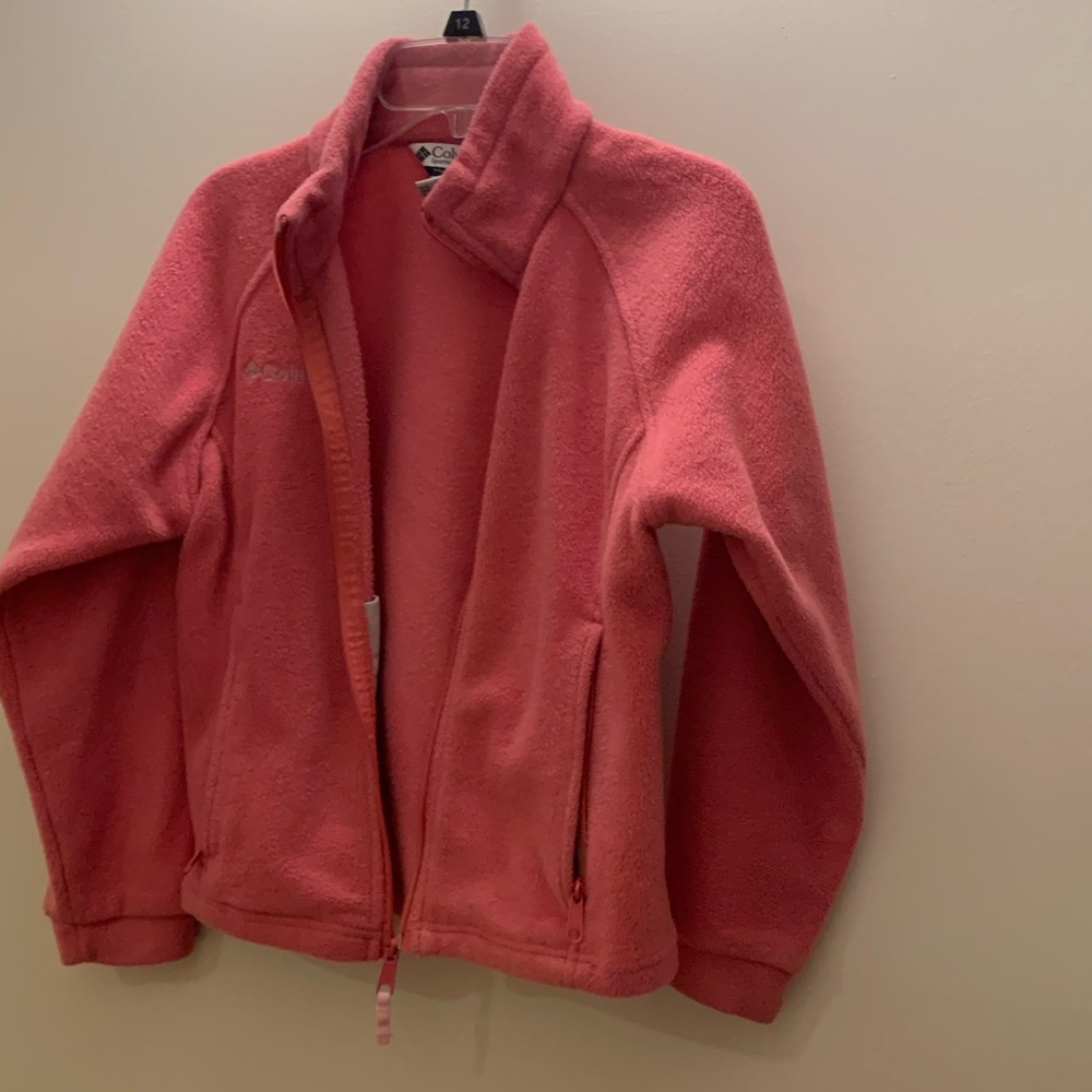 Columbia Girl’s Fleece Jacket Pink Medium